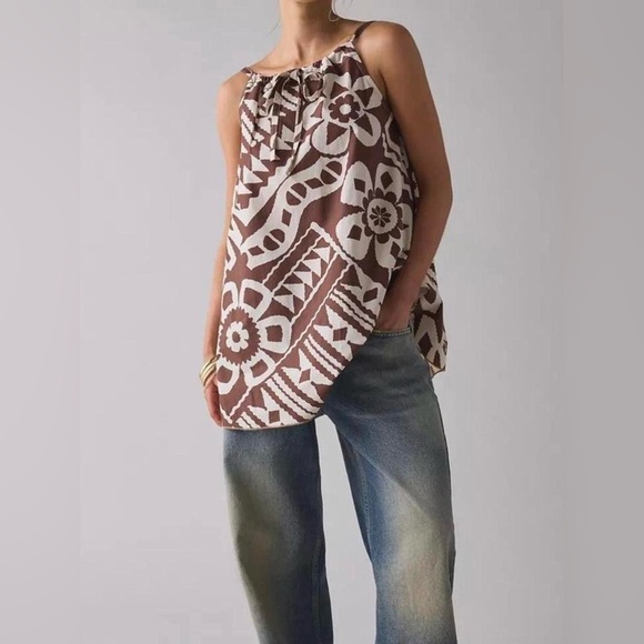 BDG Eva tie-front ruched strap trapeze mini dress - Picture 5 of 5